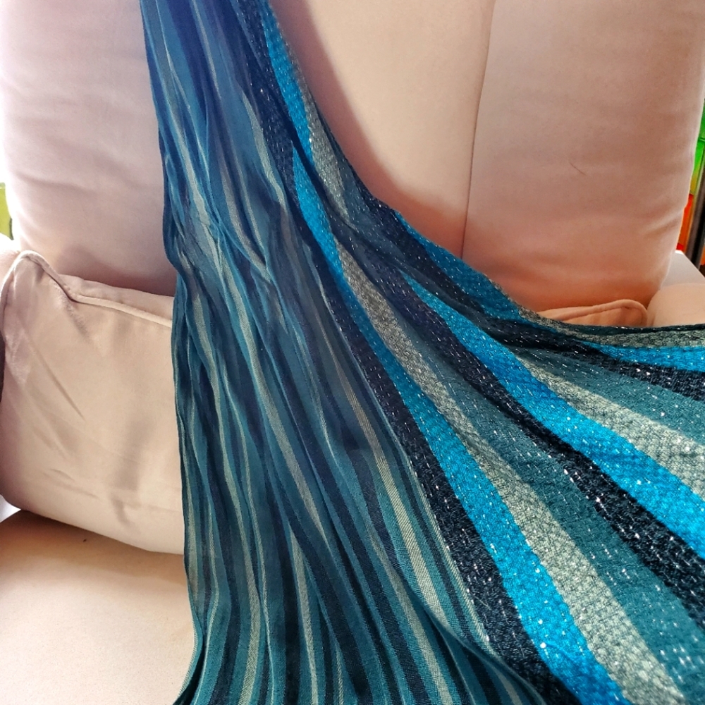 Striking multi toned scarf